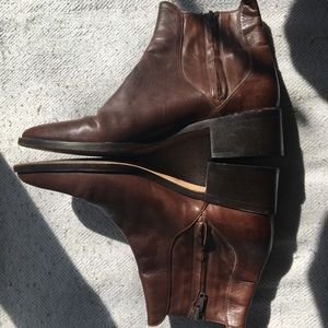 Cole Haan side zip ankle boots
